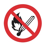 No open flame
