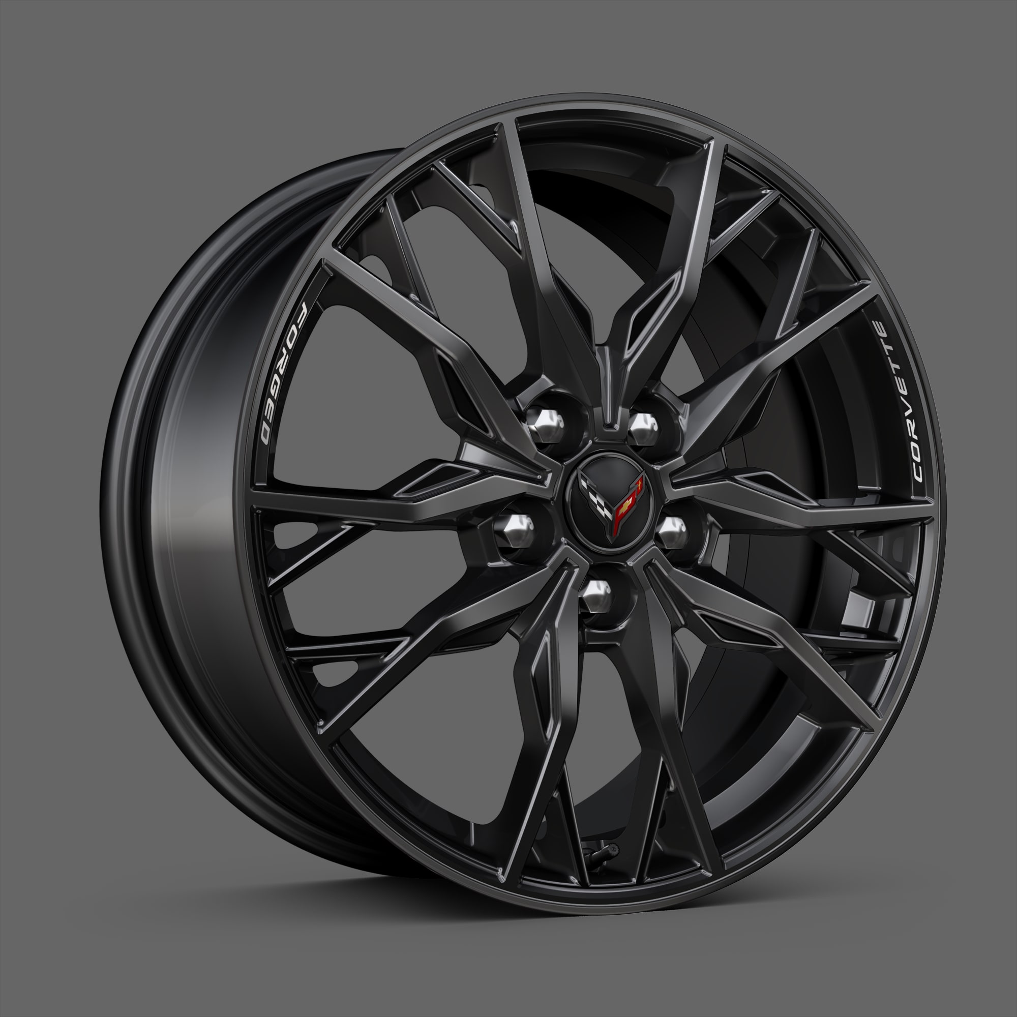 Gloss Black Forged-Aluminum Wheels