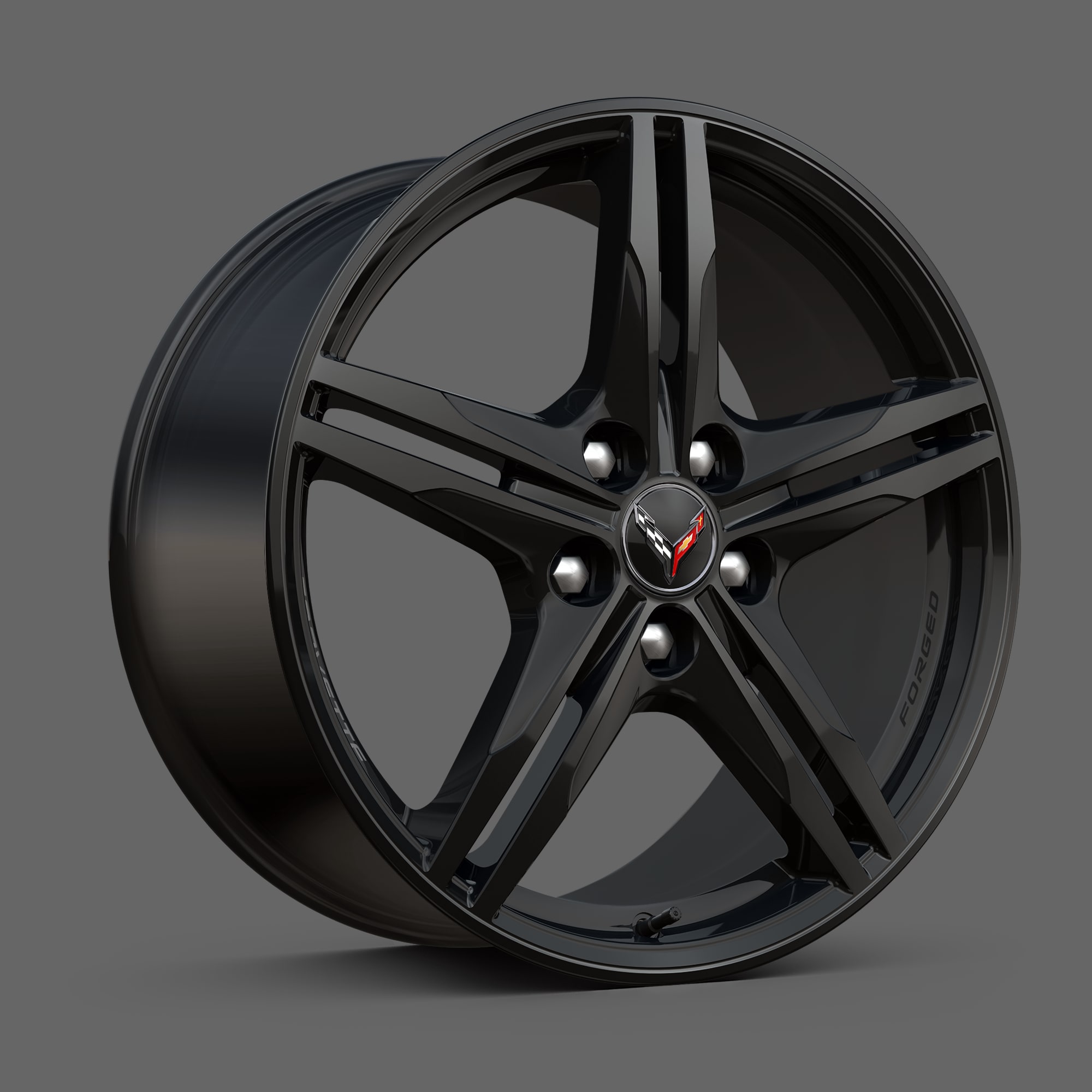 Gloss Black Forged-Aluminum Wheels