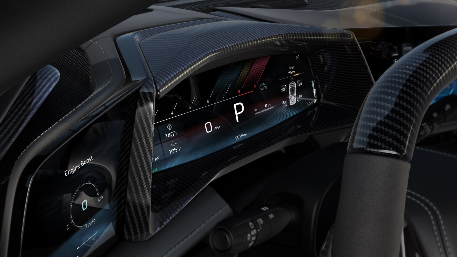 2026 Chevy Corvette Z06 Carbon Fiber Dashboard Details