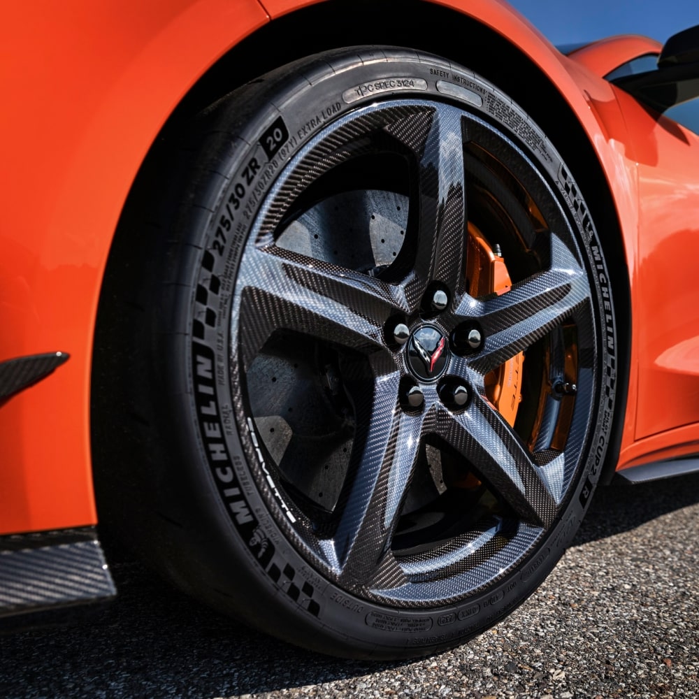 2026 Chevy Corvette Z06 Black Carbon Fiber Wheel