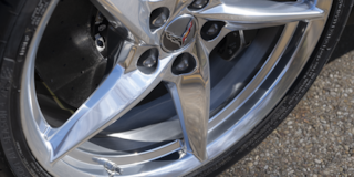 Close-up of the Tire of a 2025 Chevy Corvette E-Ray
