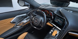 Passenger Seat View of the front Interior of 2025 Chevy Corvette E-Ray