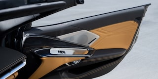 A Shot of the Open Door of a 2025 Chevy Corvette E-Ray