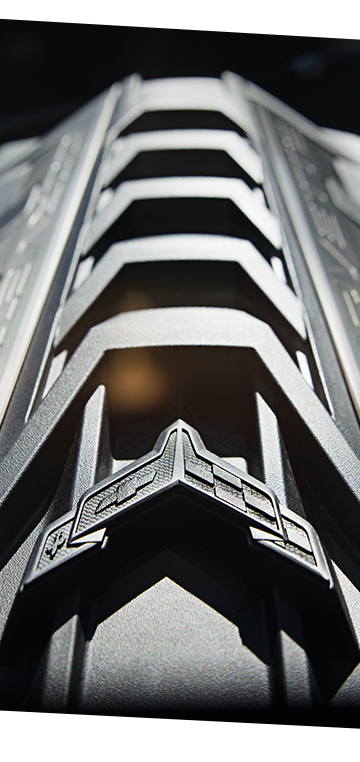 Close-Up of the Corvette Logo on the 2025 Corvette Stingray