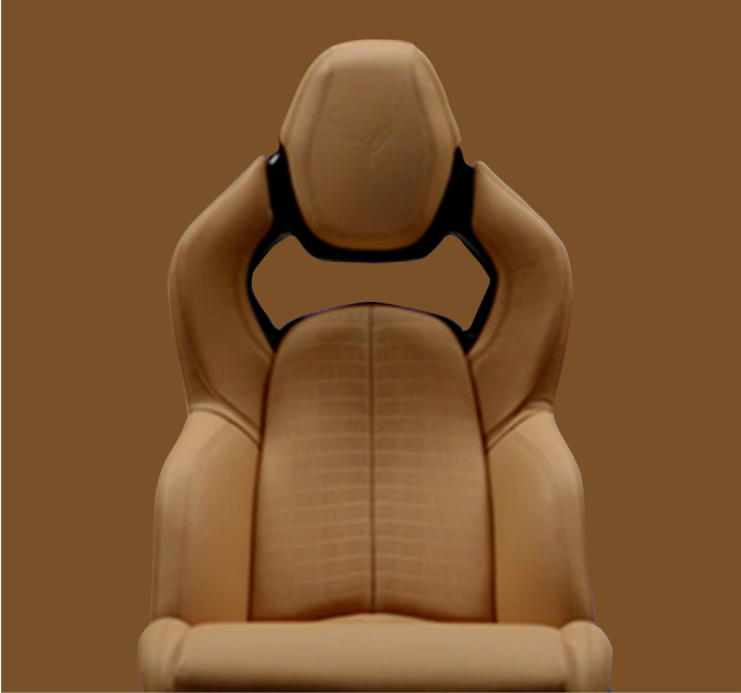 Tan Interior Seats Inside the 2025 Corvette Stingray