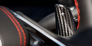 Close-up of the Gear Shift Stick of the Chevy Corvette Z06