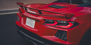Rear End View of the 2026 Chevy Corvette Stingray