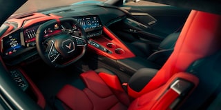 Red Interior Drivers Seat Inside the 2026 Chevy Corvette Stingray